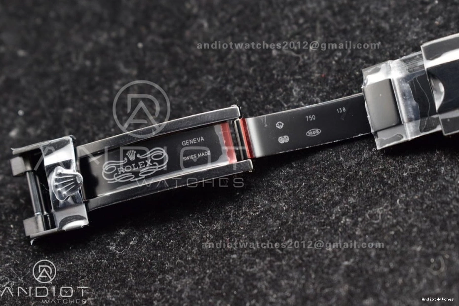 Colorful Ceramic Dial PVD on Strap Blaken GETF Skeleton Edition Rubber Best Daytona Bezel Gold SA 523 Black 0211